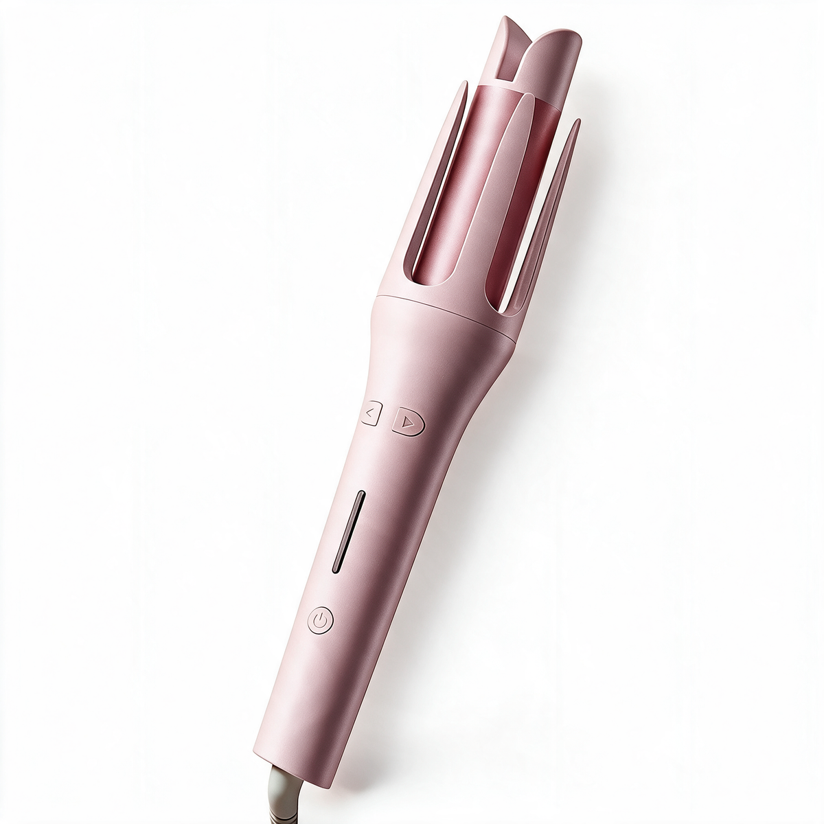 Automatic Hair Curler & Waver | No-Damage Tourmaline Ceramic | 4 Heat Settings | Pink/Purple