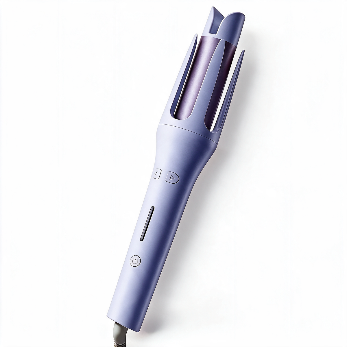 Automatic Hair Curler & Waver | No-Damage Tourmaline Ceramic | 4 Heat Settings | Pink/Purple